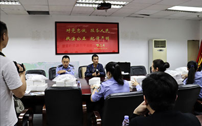 威爾電器走進福田公安分局，分享唾液式毒品檢測儀